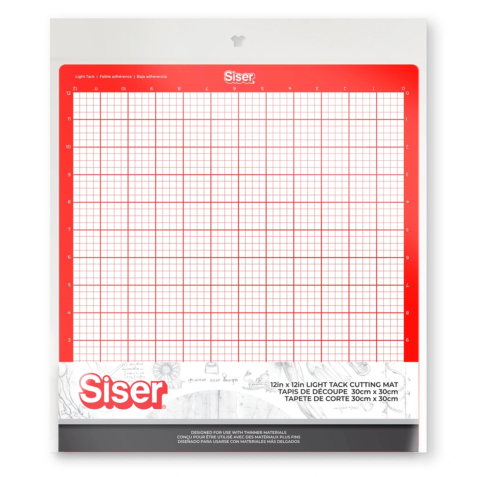 12 in x 12 in Light Tack Cutting Mat
